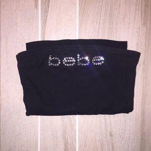 Bebe black tube top